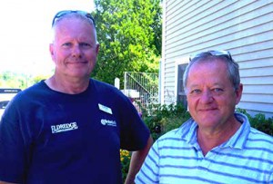  John Bochert (L) and Scott Eldredge (R)