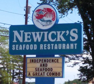 Iconic Newick's Seafood at Dover Point, NH