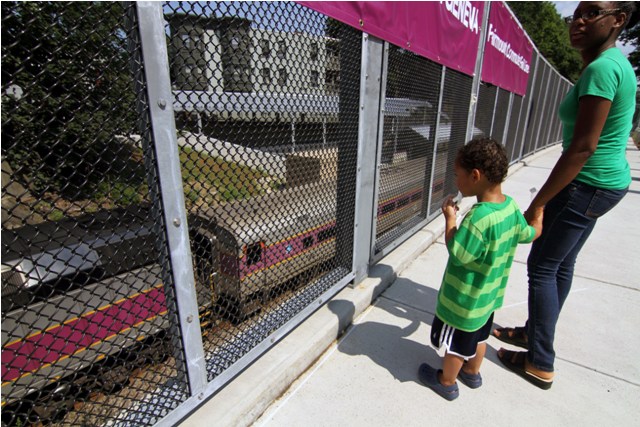 Four Corners/Geneva Avenue Station on Fairmount Line. Photo Credit: Patrick D. Rosso