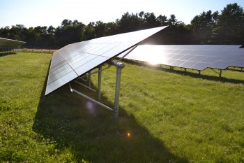 Solar panels at Exeter Area High School (photo credit: flickr/SayCheeeeeese)