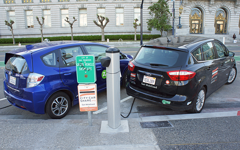 Photo: Electric car charging
