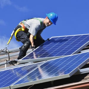 Photo: solar panel installation (Shutterstock)