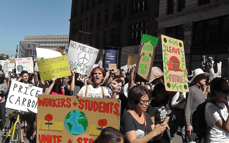 Youth around the country are taking to the streets to protest for climate action