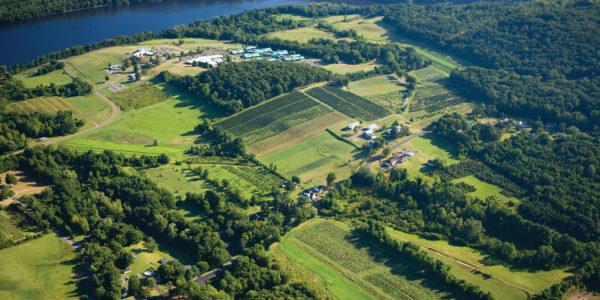 CT local farm aerial view