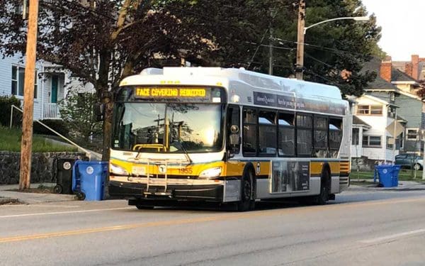 MBTA buses now require passengers to wear face masks