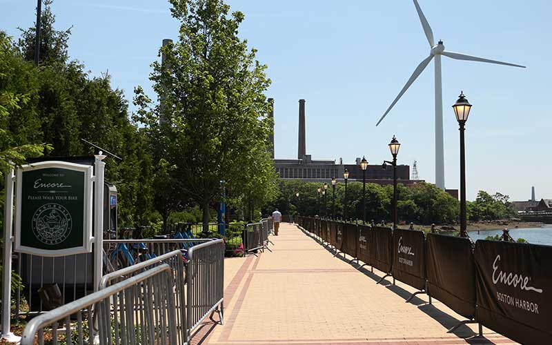 Riverfront Walkway at the Encore Casino