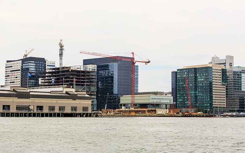 Boston Seaport construction