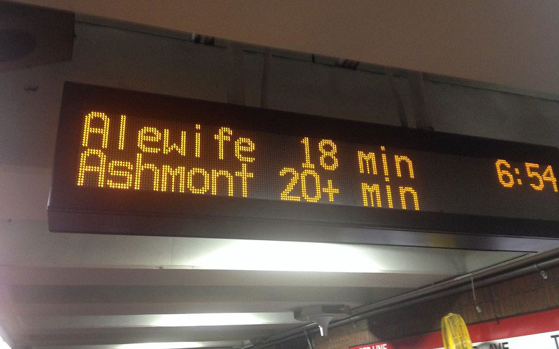 MBTA Red Line Delays