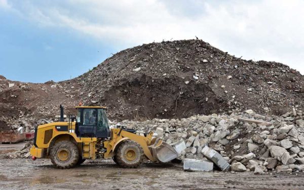 Landfill construction and demolition debris
