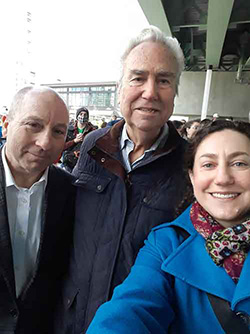 CLF President Bradley Campbell, former Transportation Secretary Fred Salvucci, and Vice President for Environmental Justice Staci Rubin
