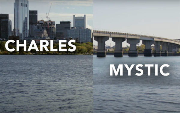 Charles River and Mystic River