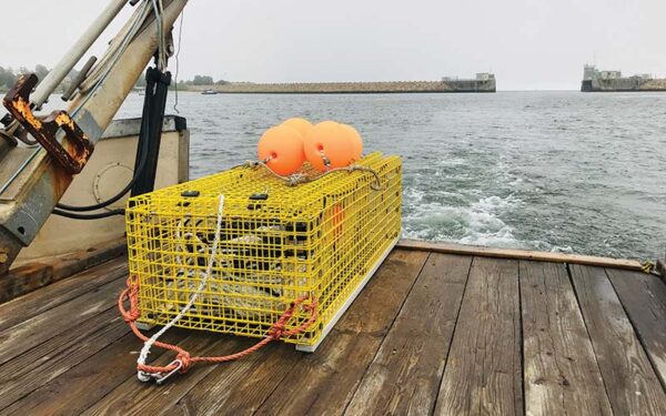 Ropeless gear on a fishing boat